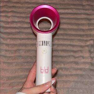 BLD White and Pink Hair Dryer
